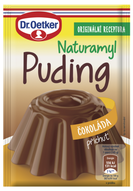 Dr. Oetker Naturamyl Puding příchuť Čokoláda
