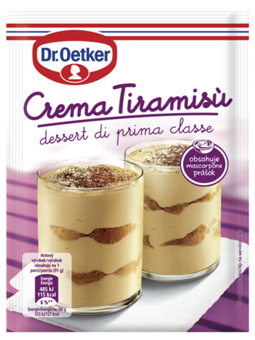 Dr. Oetker Desertas Tiramisu kremas