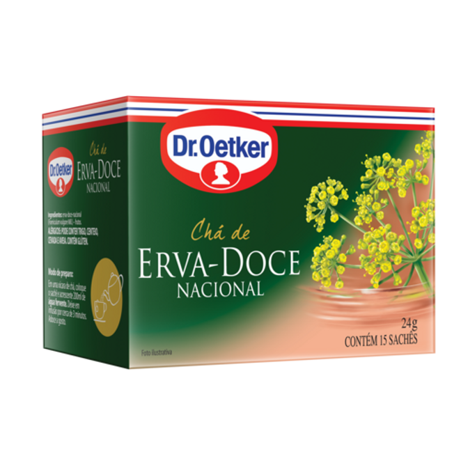 Dr. Oetker Chá de Erva Doce - 15 Sachês