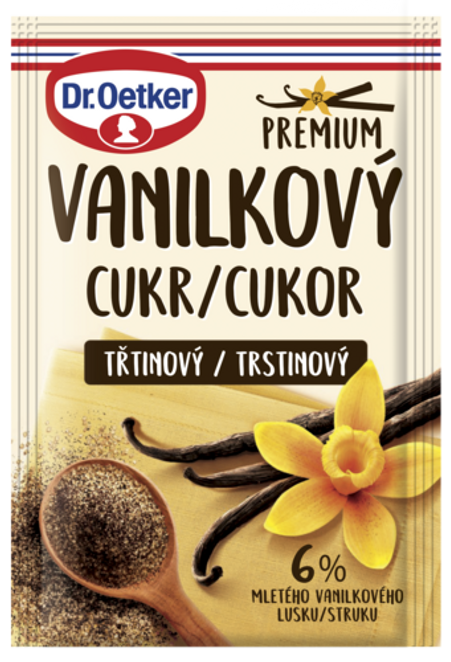 Dr. Oetker Premium Vanilkový cukor trstinový