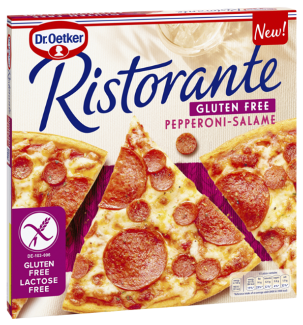 Dr. Oetker Dr. Oetker Ristorante Pizza Pepperoni-Salame Gluten Free