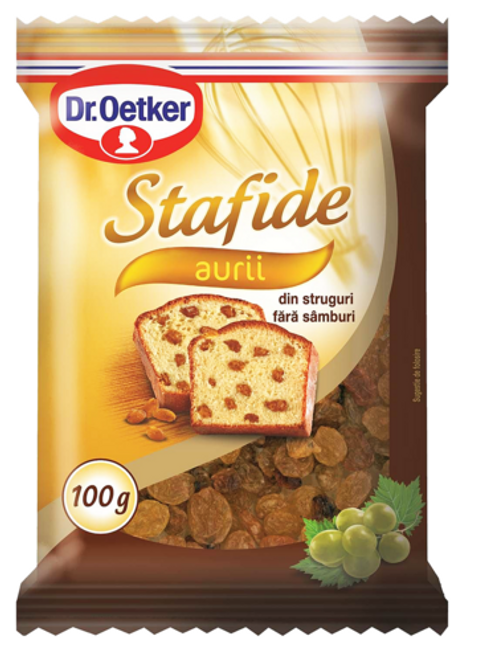 Dr. Oetker Stafide aurii 100g