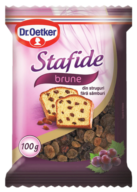 Dr. Oetker Stafide brune 100g