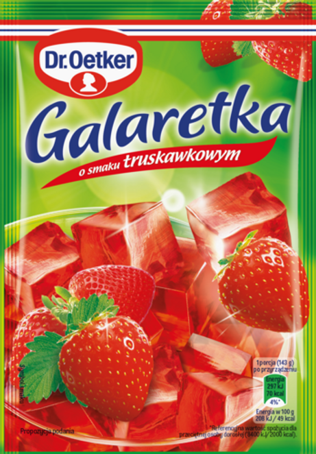 Dr. Oetker Galaretka smak truskawka