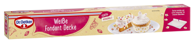 Dr. Oetker Weiße Fondant Decke