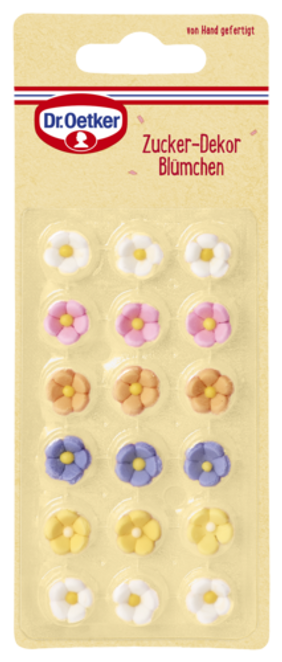 Dr. Oetker Zucker-Dekor 3D Blümchen klein