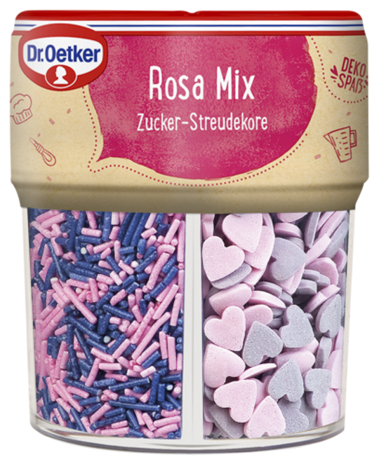 Dr. Oetker Rosa Mix Streudekor 84g
