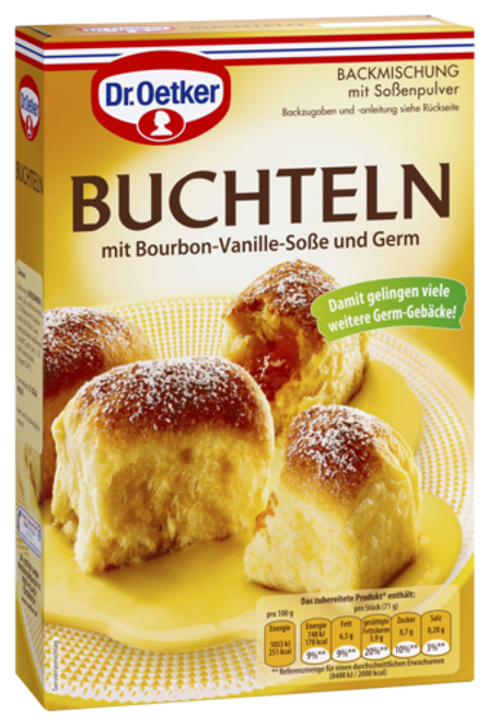 Dr. Oetker Buchteln mit Vanille-Soße