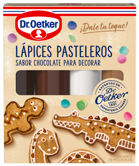 Dr. Oetker Lápices pasteleros de chocolate