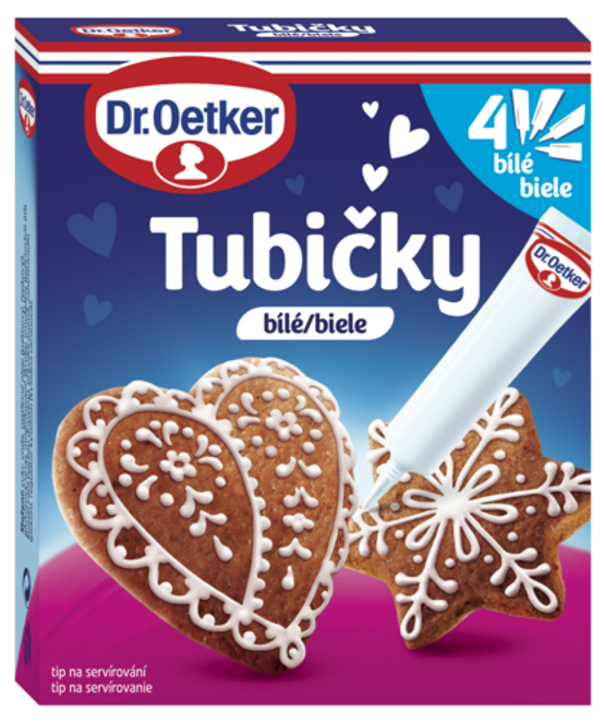 Dr. Oetker Tubičky bílé 4 ks
