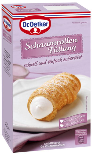 Dr. Oetker Schaumrollen Füllung