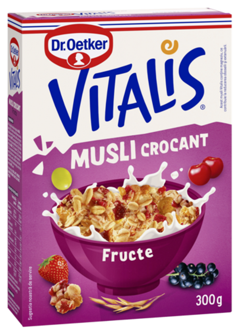 Dr. Oetker Musli crocant cu fructe