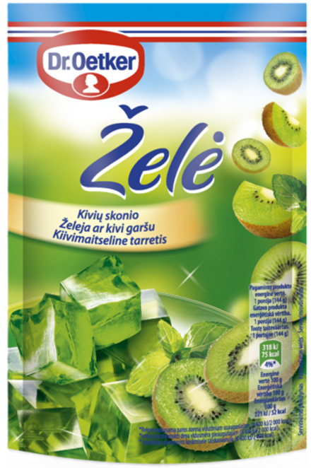 Dr. Oetker Kivių skonio želė (72 g)