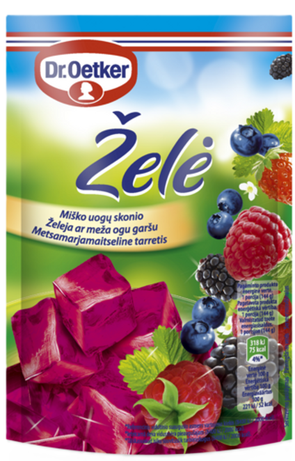 Dr. Oetker Miško uogų skonio želė (72 g)