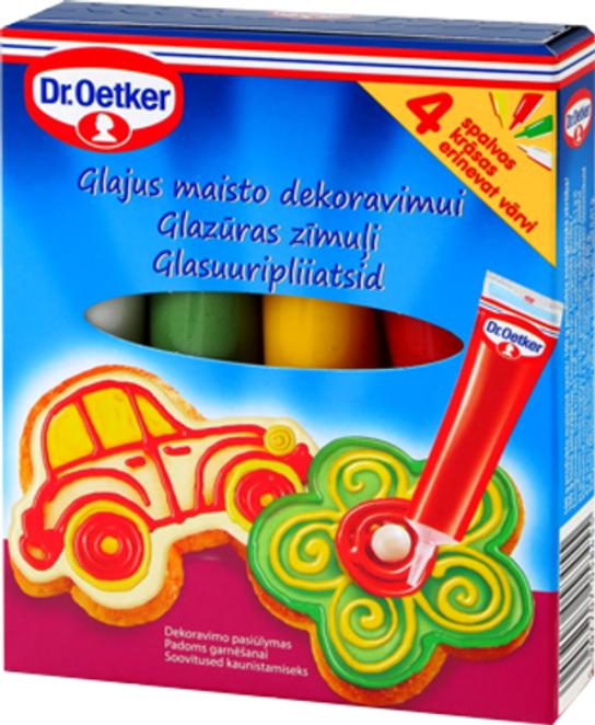 Dr. Oetker Desertu glazūras zīmuļi (76 g)