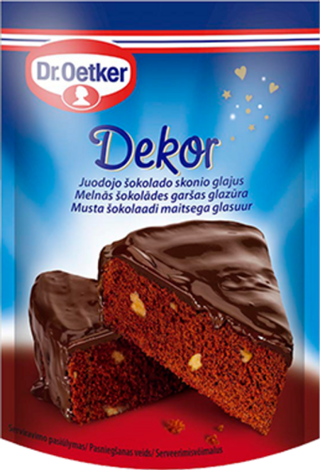 Dr. Oetker Melnās šokolādes garšas glazūra (100 g)