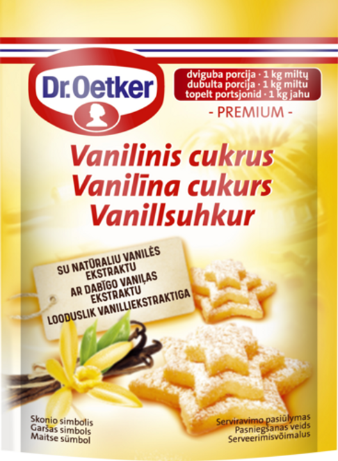 Dr. Oetker Vanilīna cukurs (16 g)