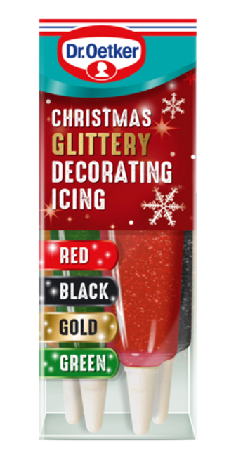 Dr. Oetker Christmas Glittery Writing Icing