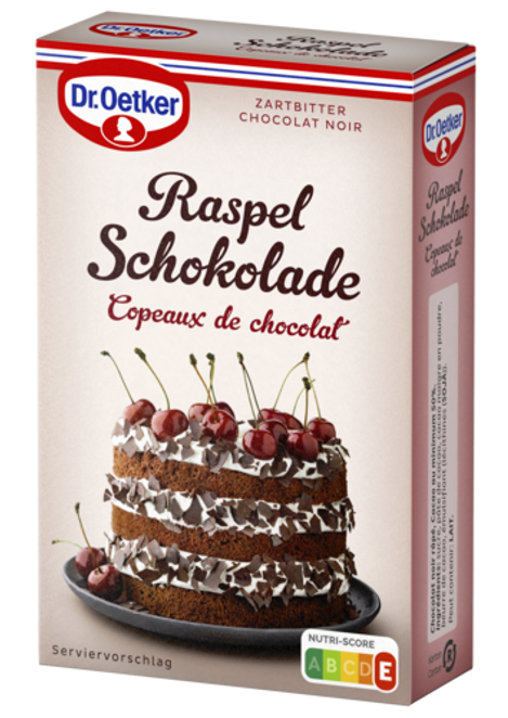Dr. Oetker Raspelschokolade Zartbitter