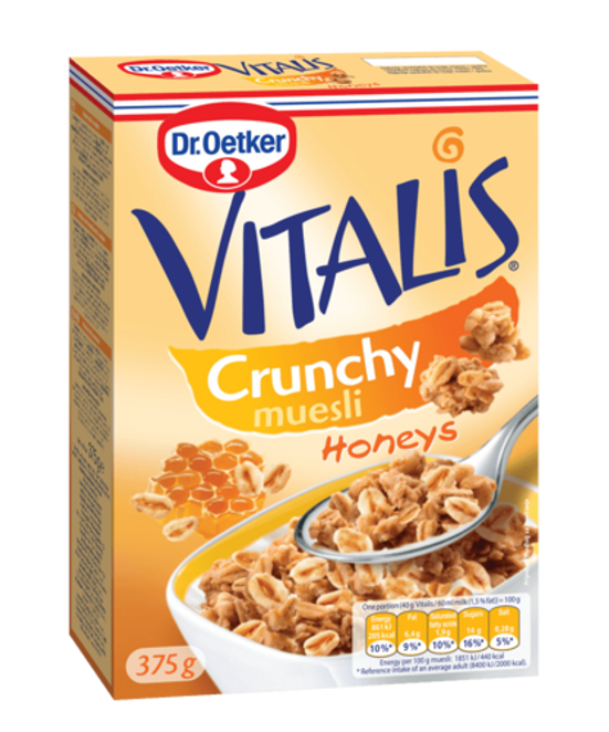 Dr. Oetker Vitalis Hrskavi müsli s medom