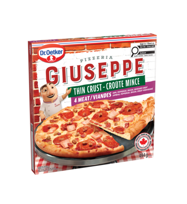 Dr. Oetker Giuseppe Thin Crust 4 Meat
