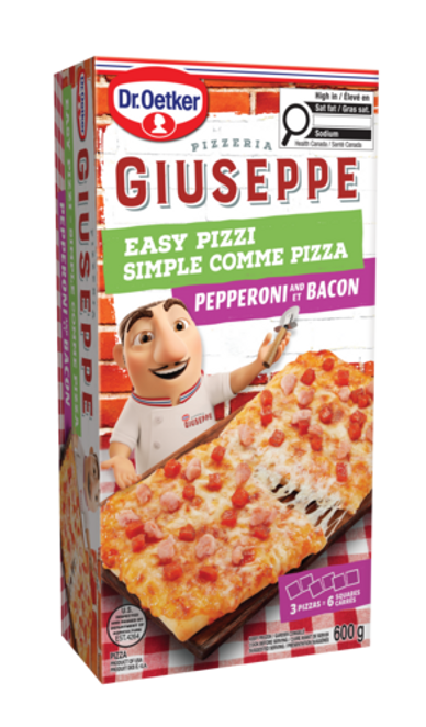 Dr. Oetker Giuseppe Pizzeria Easy Pizzi - Pepperoni & Bacon Mini Pizza