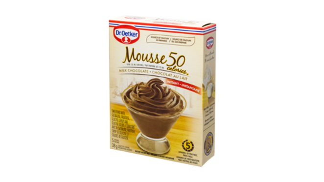 Dr. Oetker 50-Calorie Milk Chocolate Mousse