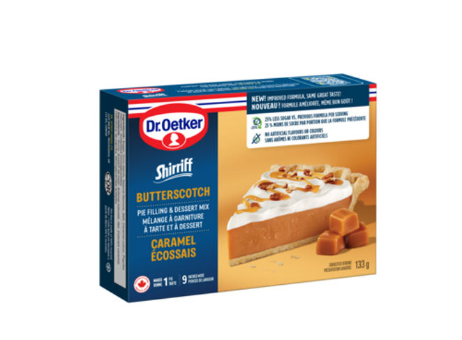 Dr. Oetker Butterscotch Pie Filling & Dessert Mix