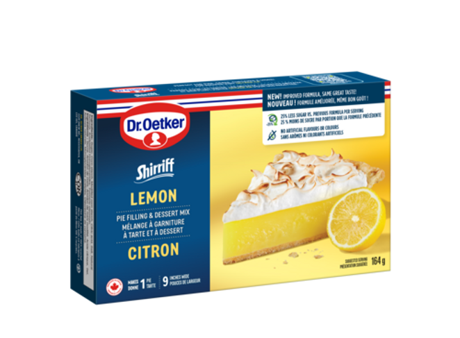 Dr. Oetker Lemon Pie Filling & Dessert Mix (Double Pack)
