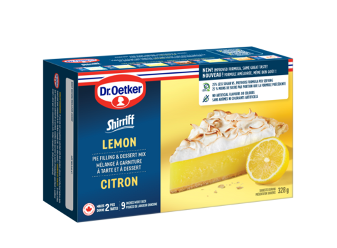 Dr. Oetker Lemon Pie Filling & Dessert Mix