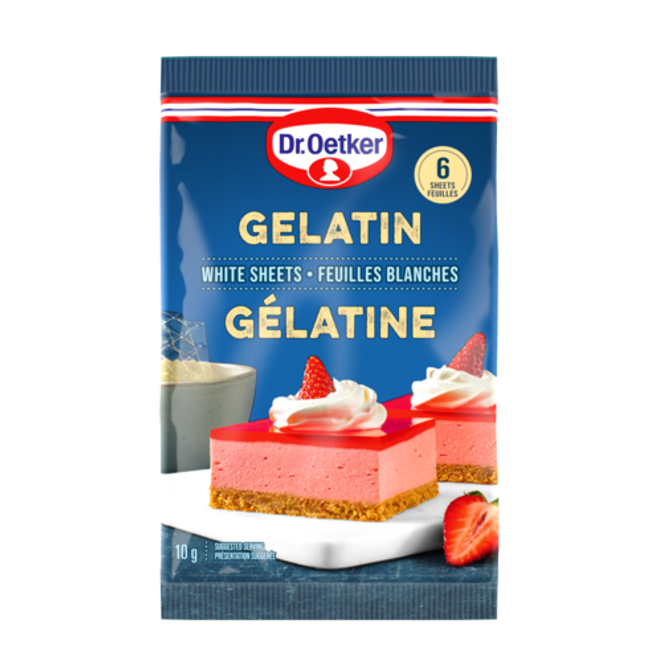 Dr. Oetker Feuilles de gélatine