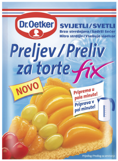 Dr. Oetker Preliv za torte Fix – svetli