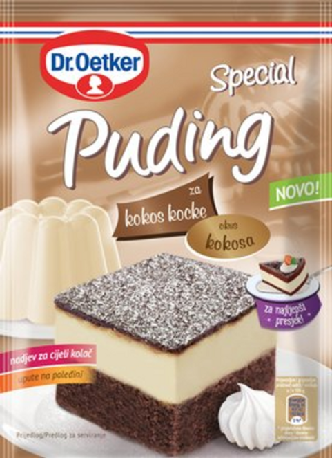 Dr. Oetker Special Puding za kokos kocke