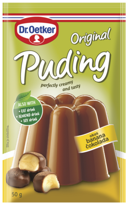 Dr. Oetker Original puding čokolada-banana