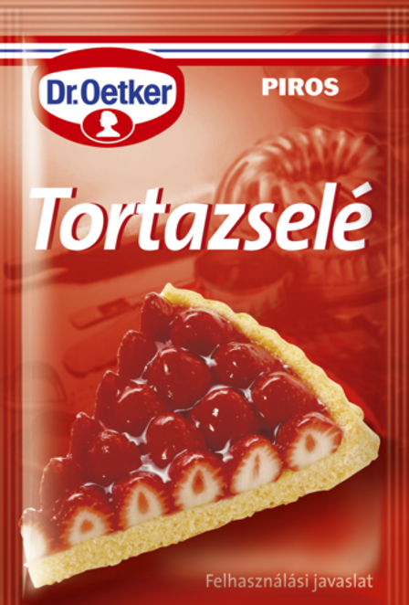 Dr. Oetker Tortazselé piros