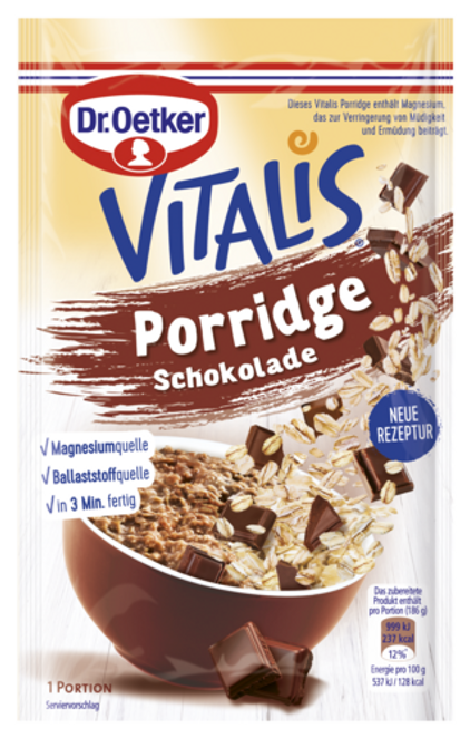 Dr. Oetker Vitalis Porridge Schokolade