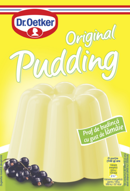 Dr. Oetker Praf de budincă cu gust de lămâie