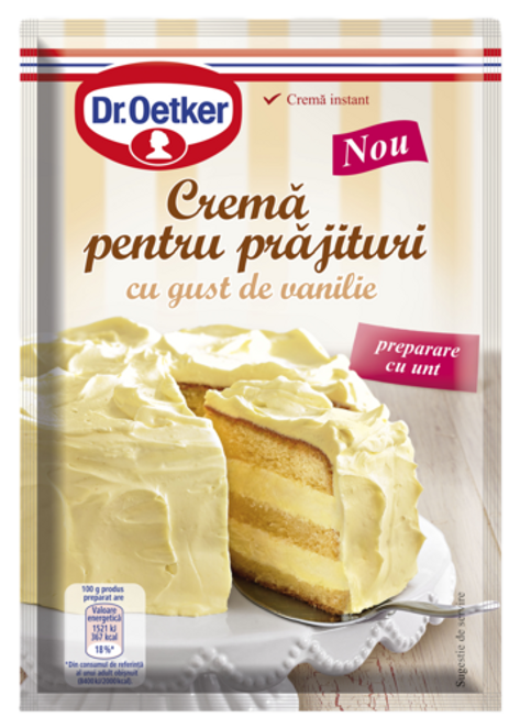 Dr. Oetker Crema vanilie cu unt