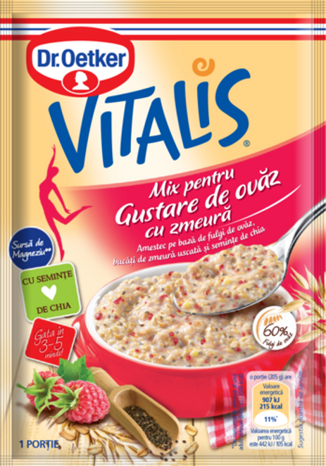 Dr. Oetker Gustare de ovăz cu zmeură