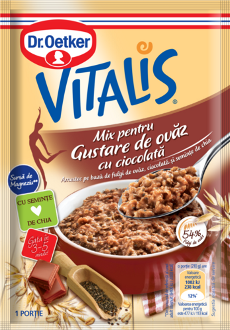 Dr. Oetker Gustare de ovăz cu ciocolată