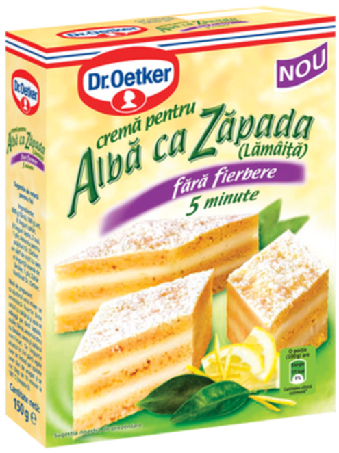 Dr. Oetker Cremă pentru Albă ca Zăpada