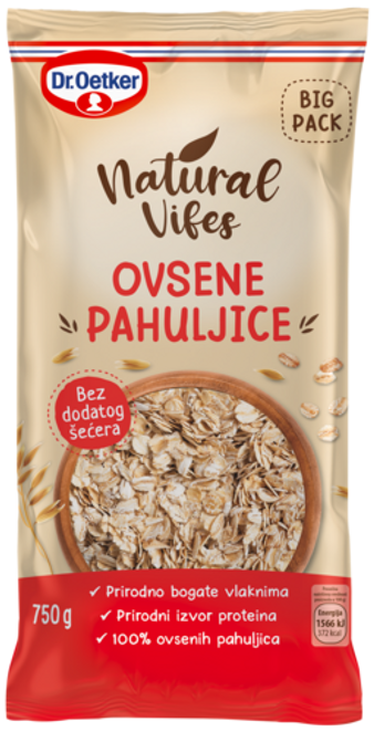 Dr. Oetker Natural Vibes ovsene pahuljice big pack