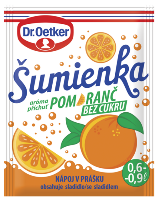 Dr. Oetker Šumienka aróma pomaranč bez cukru
