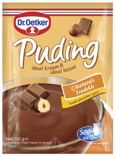 Dr. Oetker Puding Çikolatalı Fındıklı