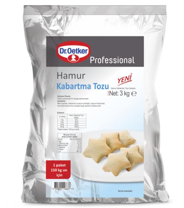 Dr. Oetker Hamur Kabartma Tozu (3 Kg)