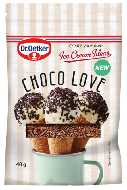 Dr. Oetker Choco Love strøssel