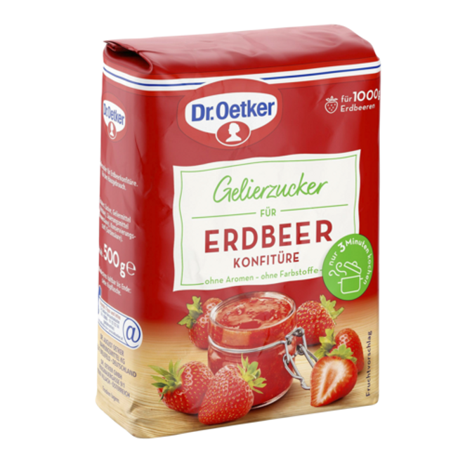 Dr. Oetker Sucre gélifiant pour confiture de fraises
