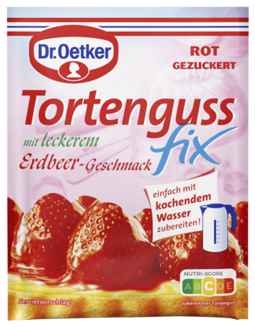 Dr. Oetker Tortenguss fix Erdbeer