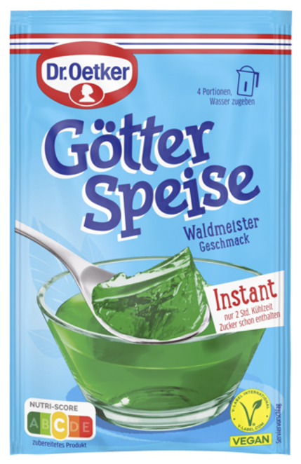 Dr. Oetker Götterspeise Instant Waldmeister-Ges.