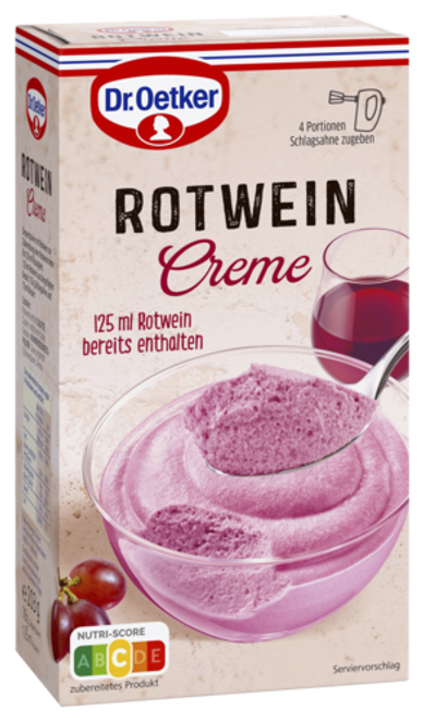 Dr. Oetker Rotwein Creme
